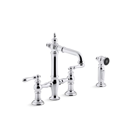 Kohler Artifacts Bridge Fct Secondary W/Lever 76520-4-CP